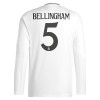 Virallinen Fanipaita Pitkähihainen Real Madrid Bellingham 5 Kotipelipaita 2024-25 - Miesten